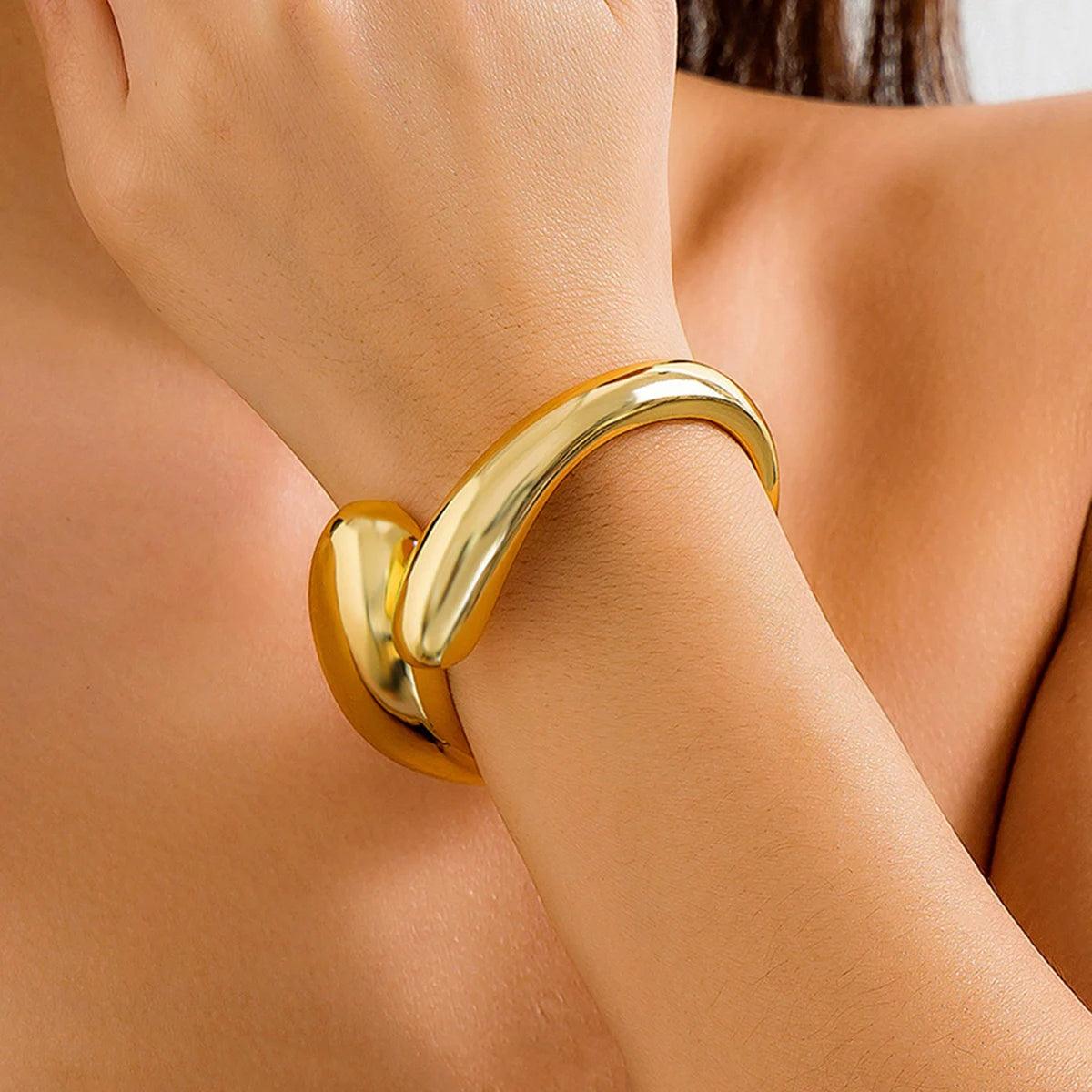 Bracelete, Bracelete Gota, Bracelete Dourado, Bracelete de Ouro, Pulseira Bracelete, Bracelete Pandora, Bracelete Dourado Feminino, Bracelete Feminino Dourado