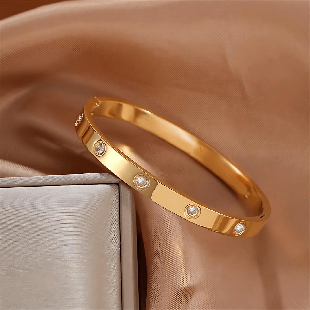 Bracelete Louise Banhado a Ouro 18K