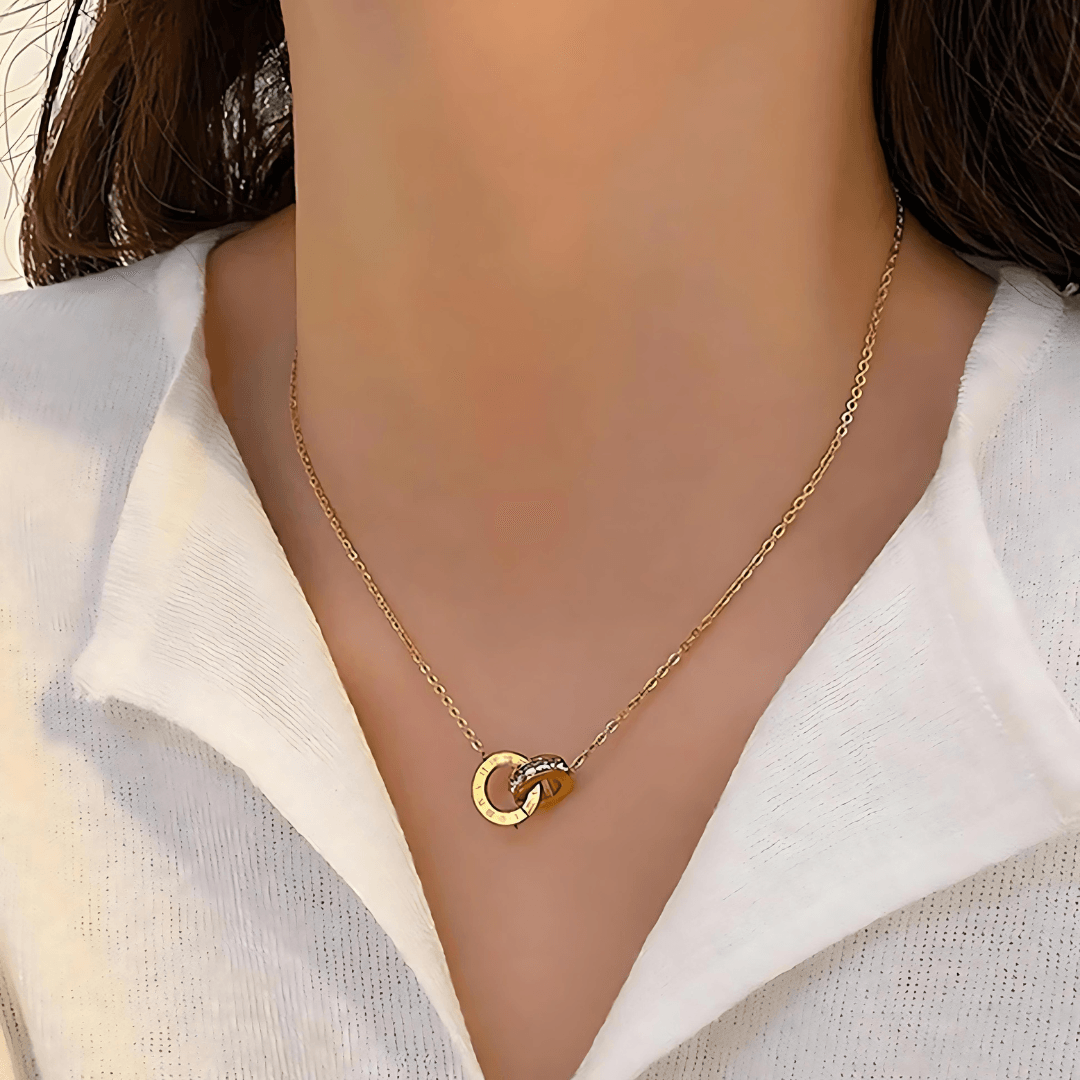 Colar Roman Banhado a Ouro 18K