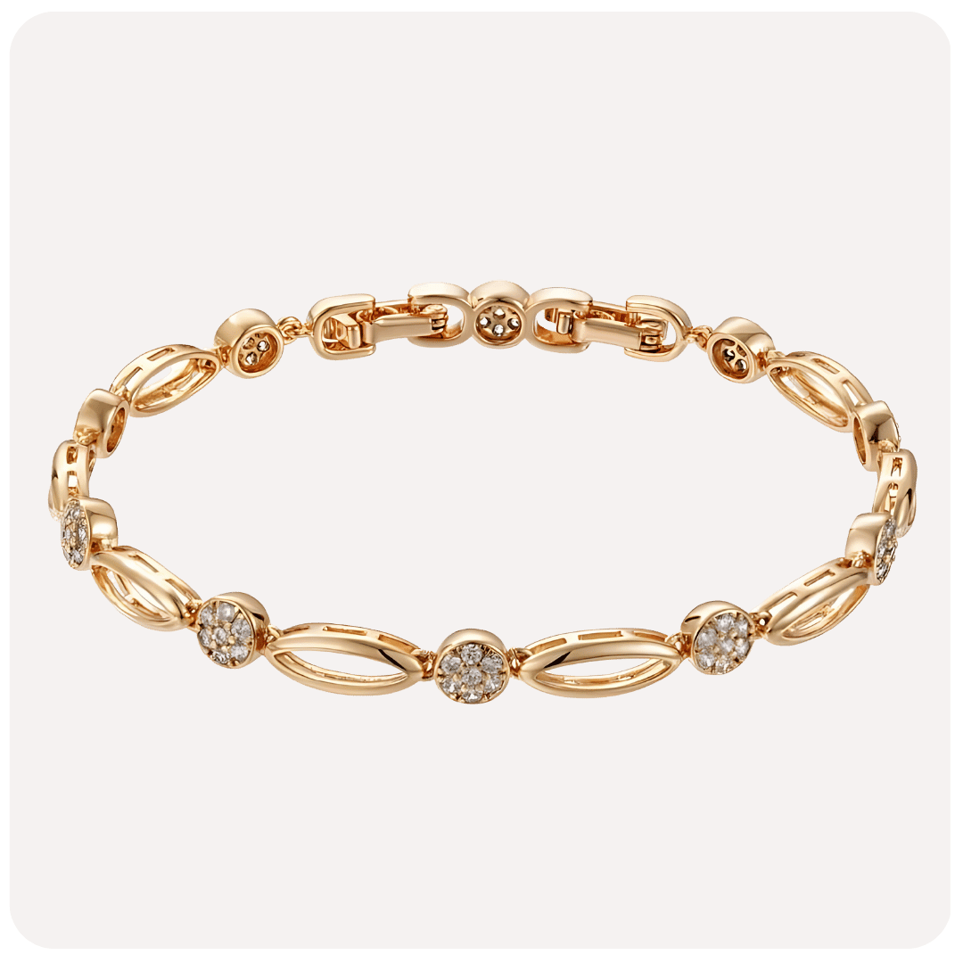 Pulseira Rose Gold Banhada a Ouro Rosé