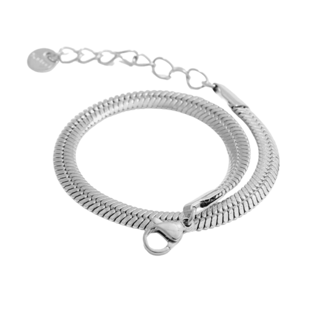 Pulseira Snake Banhada a Prata 925