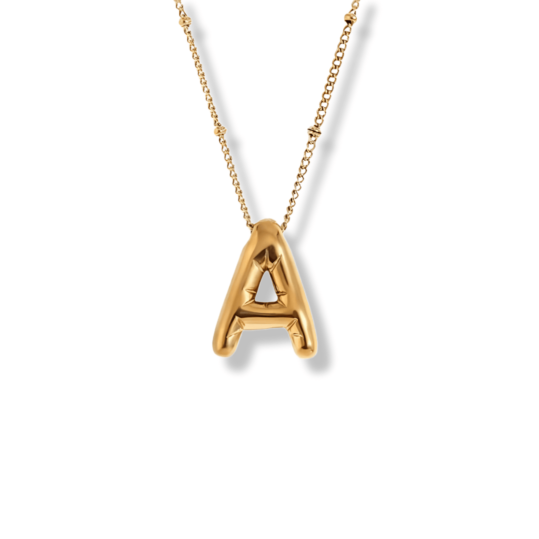 Colar Alphabeto Banhado a Ouro
