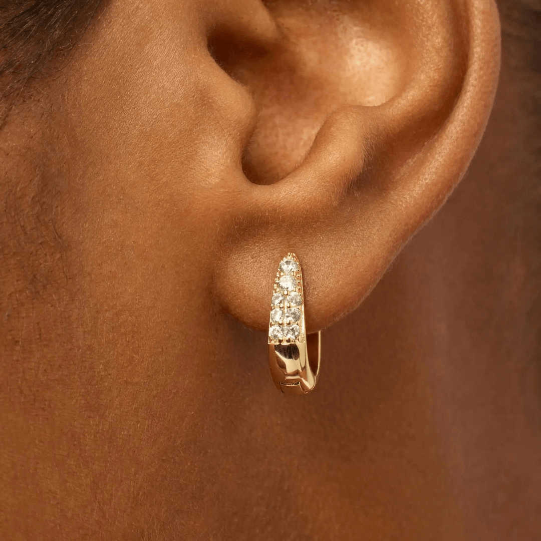 Brinco Eclat Banhado a Ouro 18K