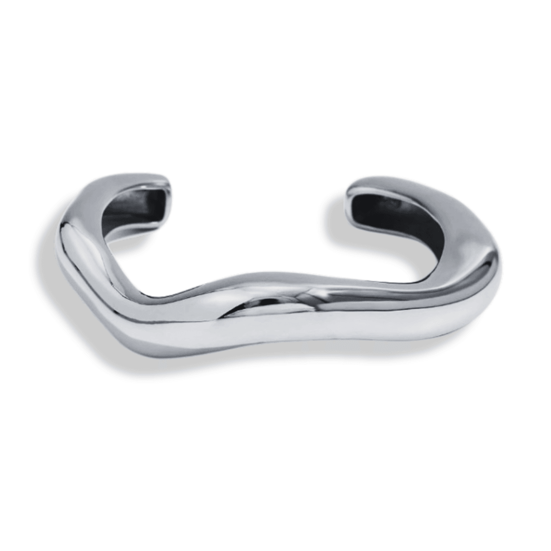 Bracelete Shapeless Banhado a Prata 925