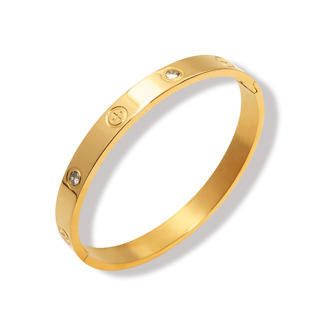 Bracelete Louise Banhado a Ouro 18K
