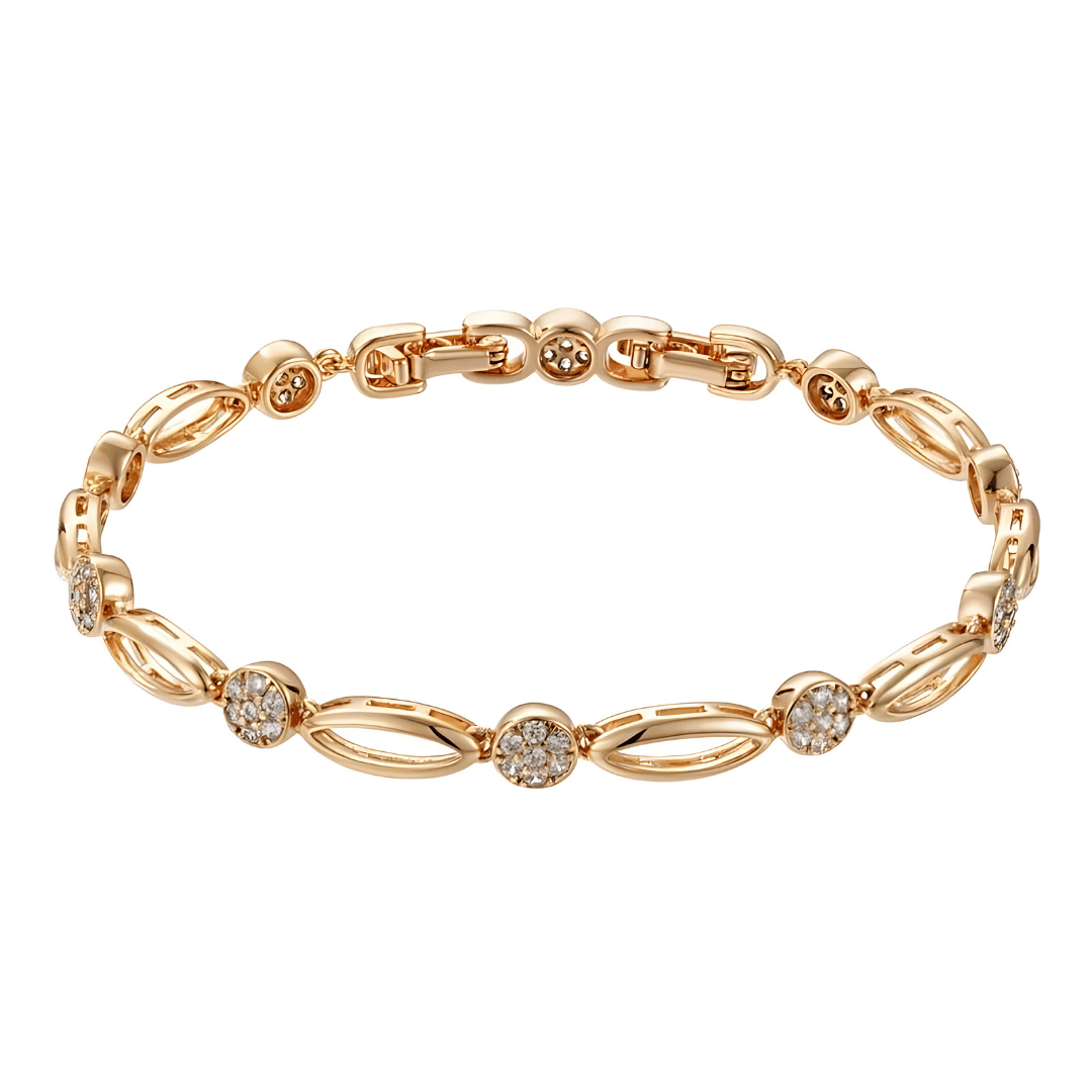 Pulseira Rose Gold Banhada a Ouro Rosé