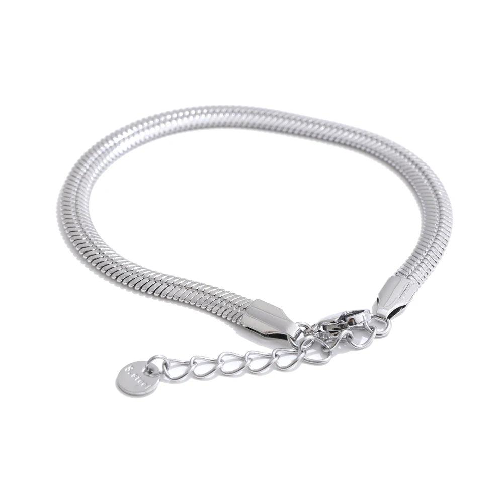 Pulseira Snake Banhada a Prata 925