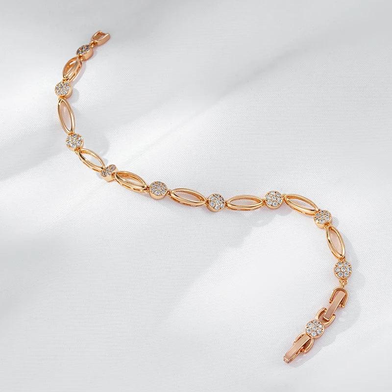 Pulseira Rose Gold Banhada a Ouro Rosé