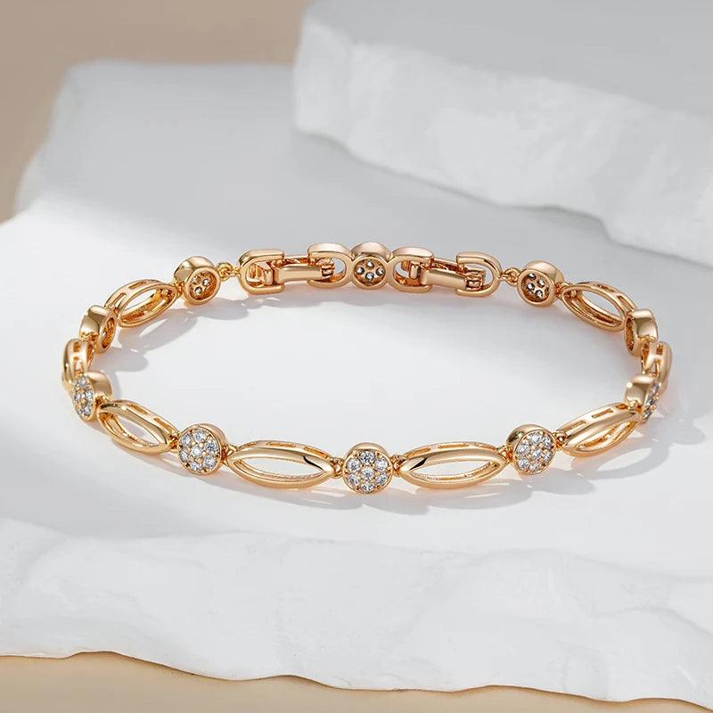 Pulseira Rose Gold Banhada a Ouro Rosé