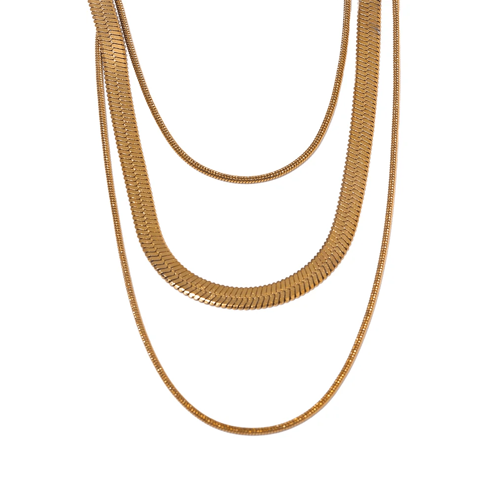 Mix de Colares Serena Banhados a Ouro 18K