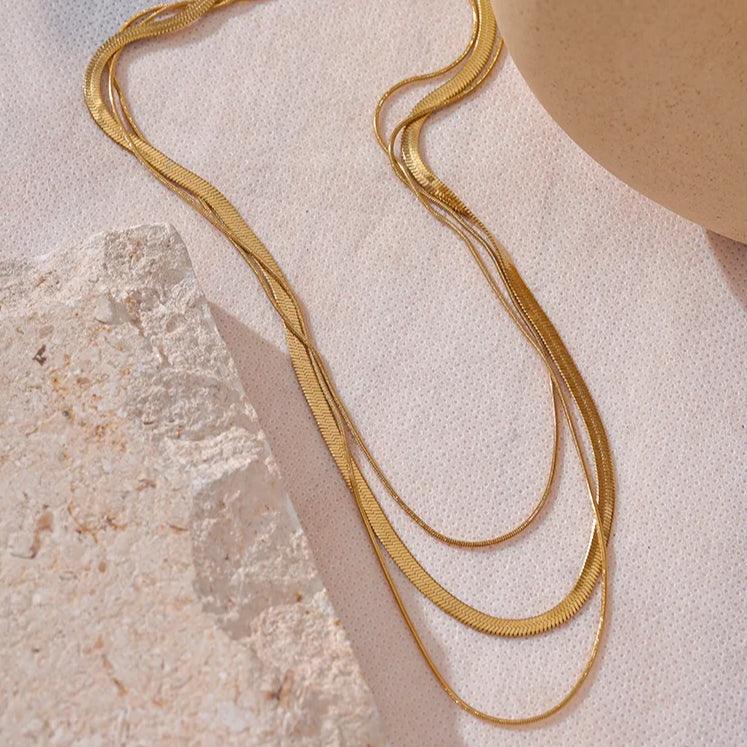 Mix de Colares Serena Banhados a Ouro 18K