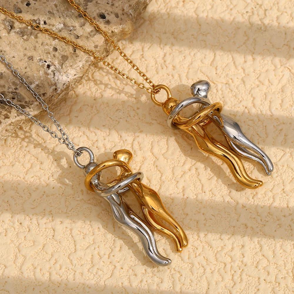 Colar Embrace Banhado a Ouro 18K