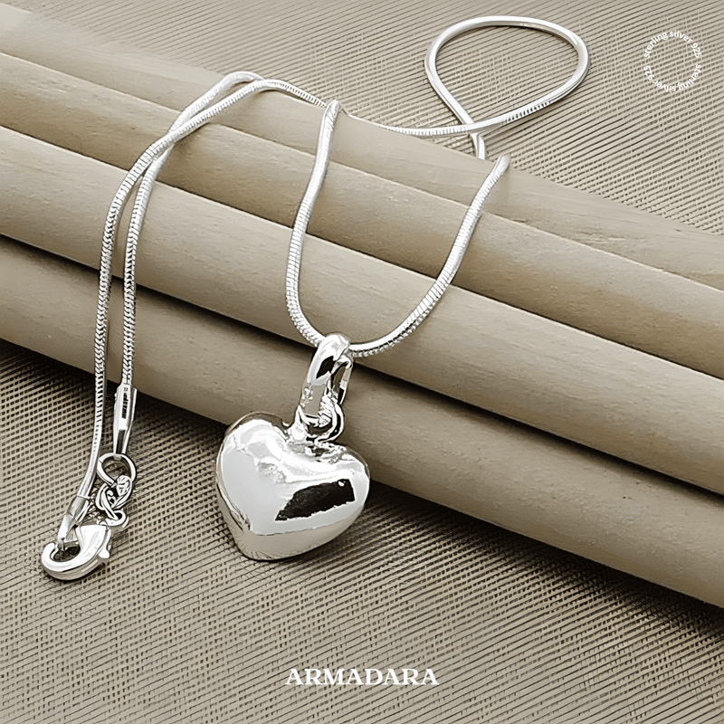 Colar Beloved Heart de Prata Esterlina 925 - Armadara