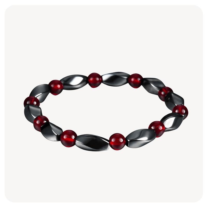 Pulseira Positive Energy de Hematita com Pedras de Ágata - Armadara