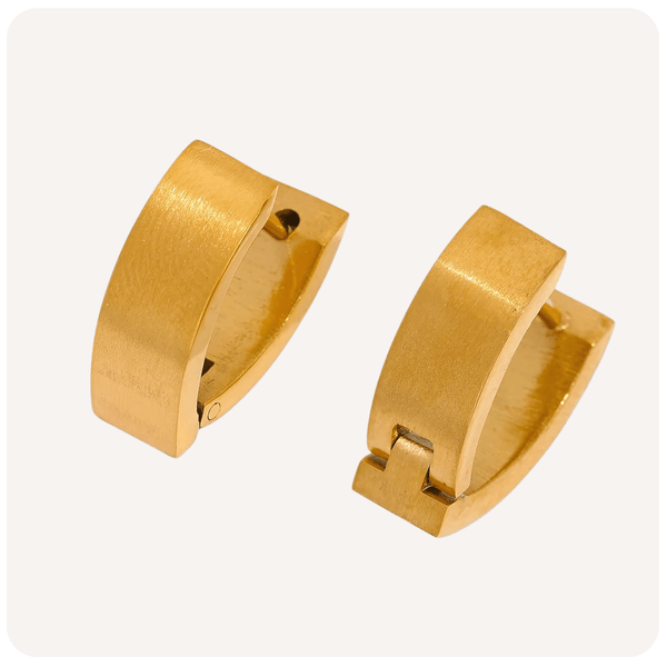 Brinco Gold Charm Banhado a Ouro 18K