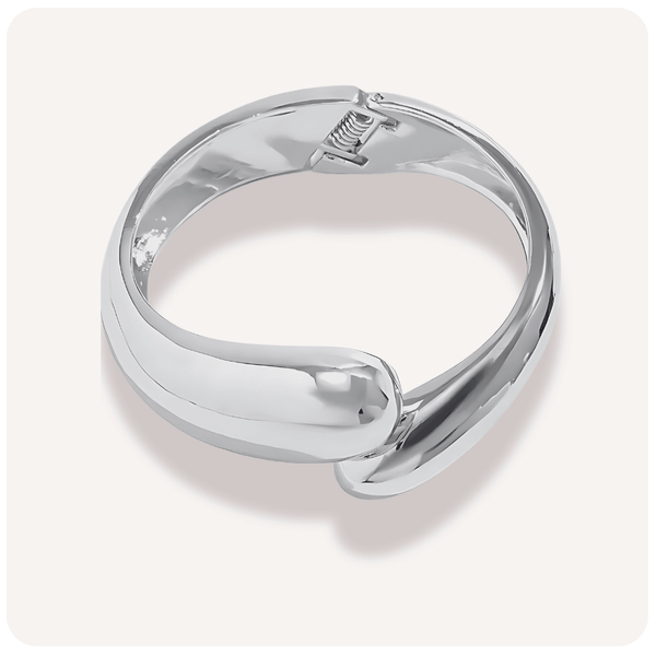 Bracelete Gota D'água Banhado a Prata 925