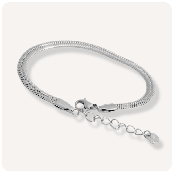 Pulseira Snake Banhada a Prata 925