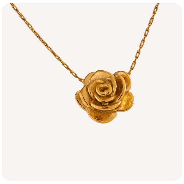 Colar Flower Banhado a Ouro 18K