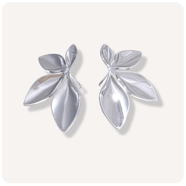 Brinco Daisy Banhado a Prata 925