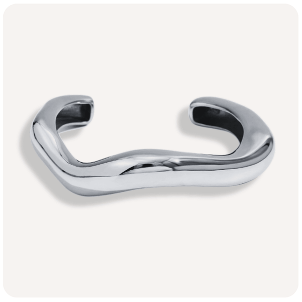 Bracelete Shapeless Banhado a Prata 925