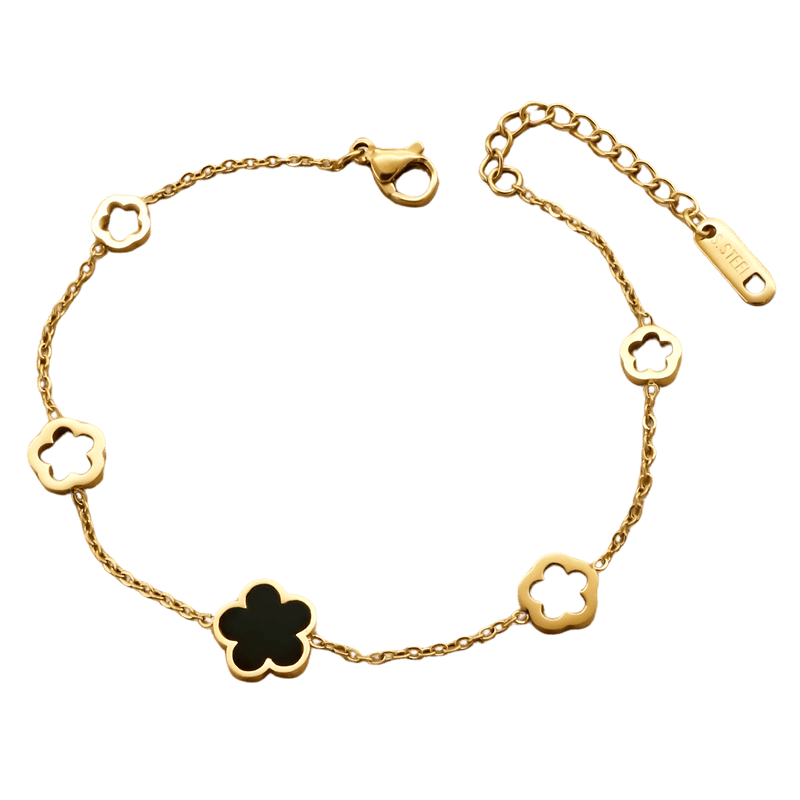 Pulseira Cinque Foglie Banhada a Ouro 18K