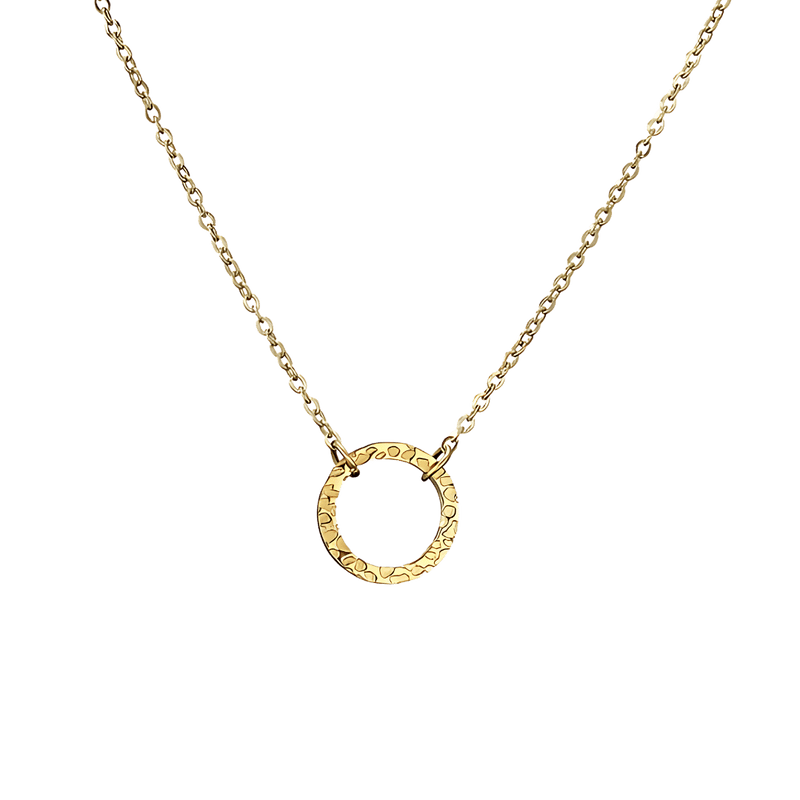 Colar Circle Banhado a Ouro 18K