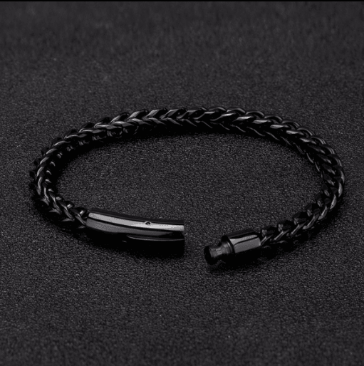 Pulseira Masculina Casual em Aço Inoxidável com Botão Magnético - Elegance Affair - Armadara