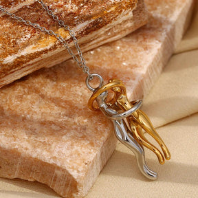 Colar Embrace Banhado a Ouro 18K